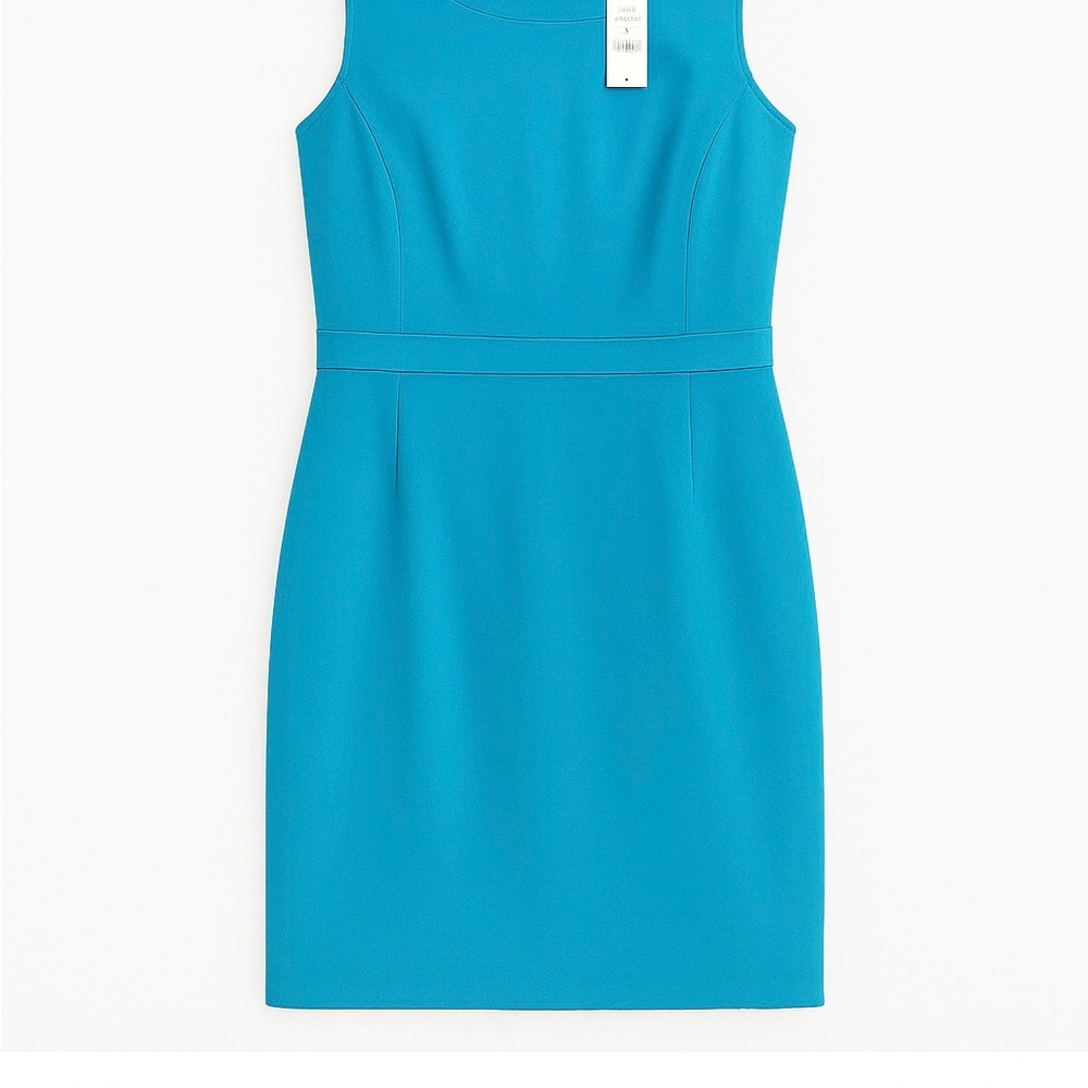 Elegant Blue Sleeveless Dress